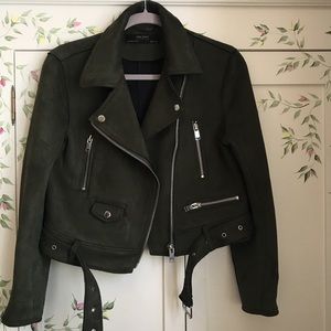 Green Biker Jacket